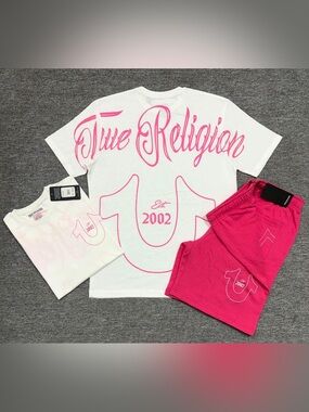 3X True Religion Shorts Set